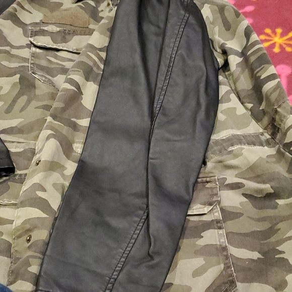 Highway Jeans Camo jacket with black Sleeves 3X - Picture 5 of 6